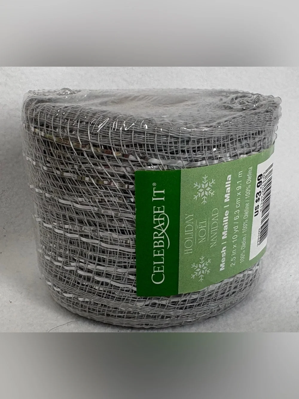 NIP Lot Of 15 Piece Decor Mesh Holiday Christmas Craft
